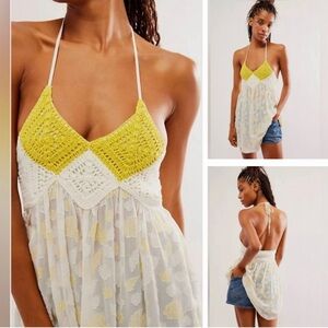 NEW Free People yellowbell tunic